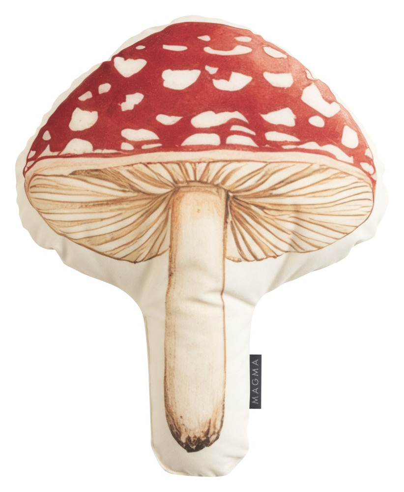 Magma gefülltes Kissen 'Funghi' 35 x 45 cm Beige